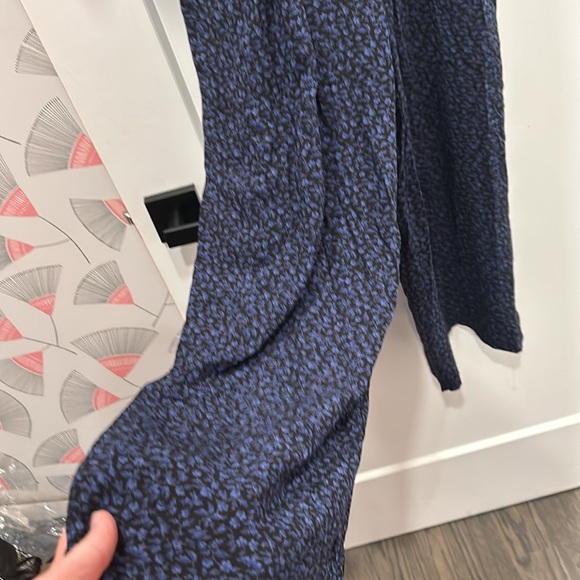 Madewell Blue Floral Tie-back Jumpsuit - Picture 7 of 12